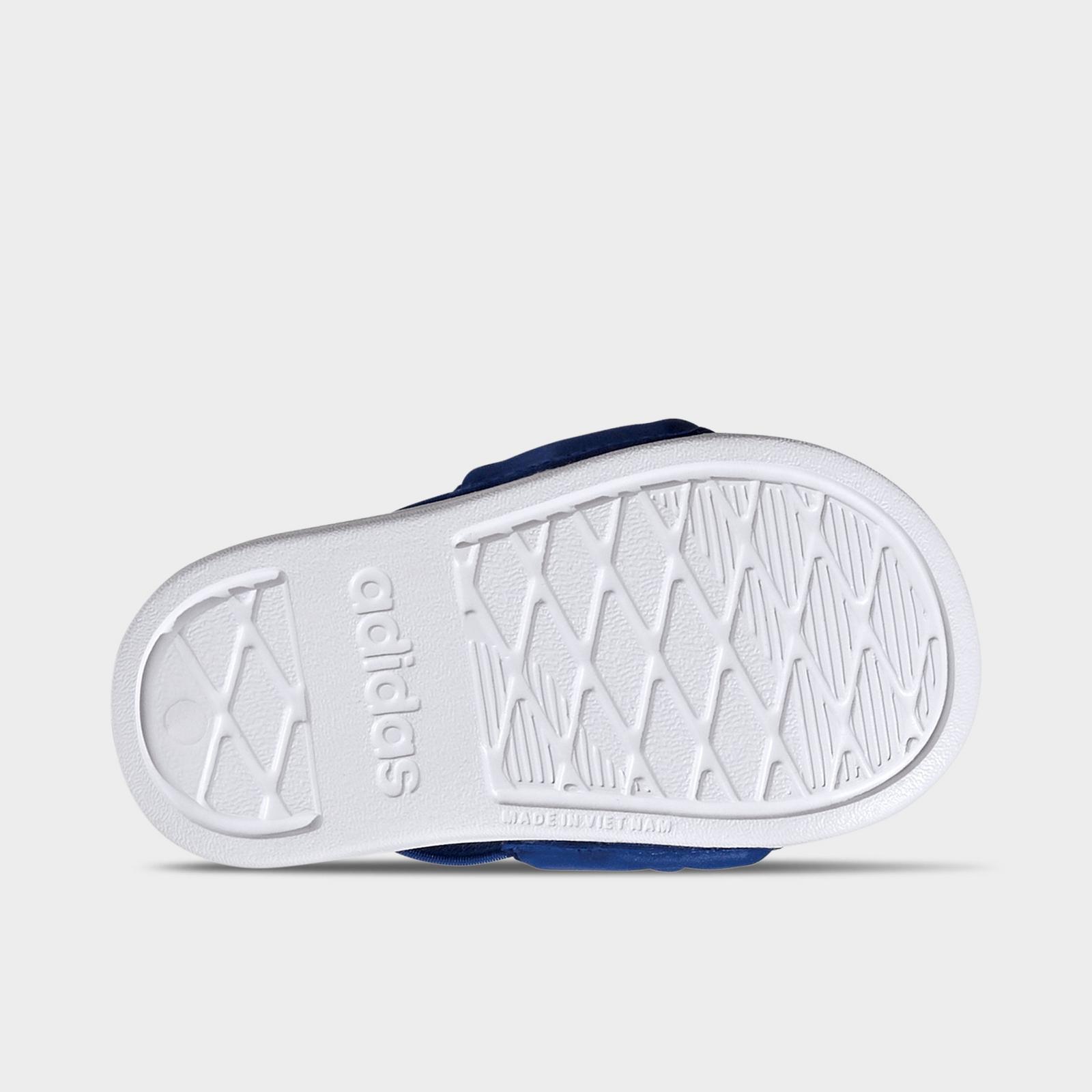 Kids' Toddler adidas adilette Estrap 2.0 Slide Sandals - Team Royal Blue/White - view 6
