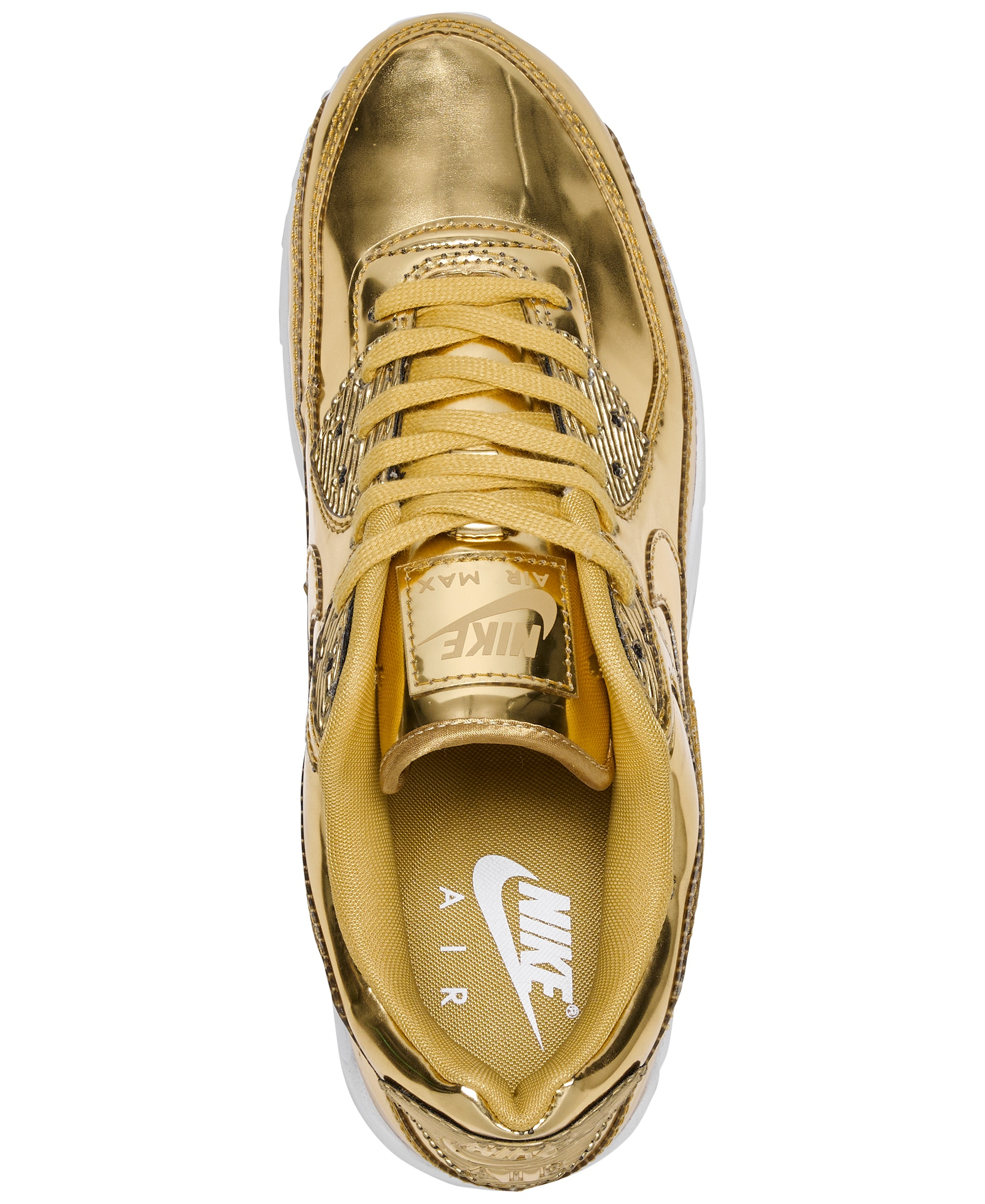 Nike Women's Air Max 90 SP Casual Sneakers from Finish Line - Metallic Gold