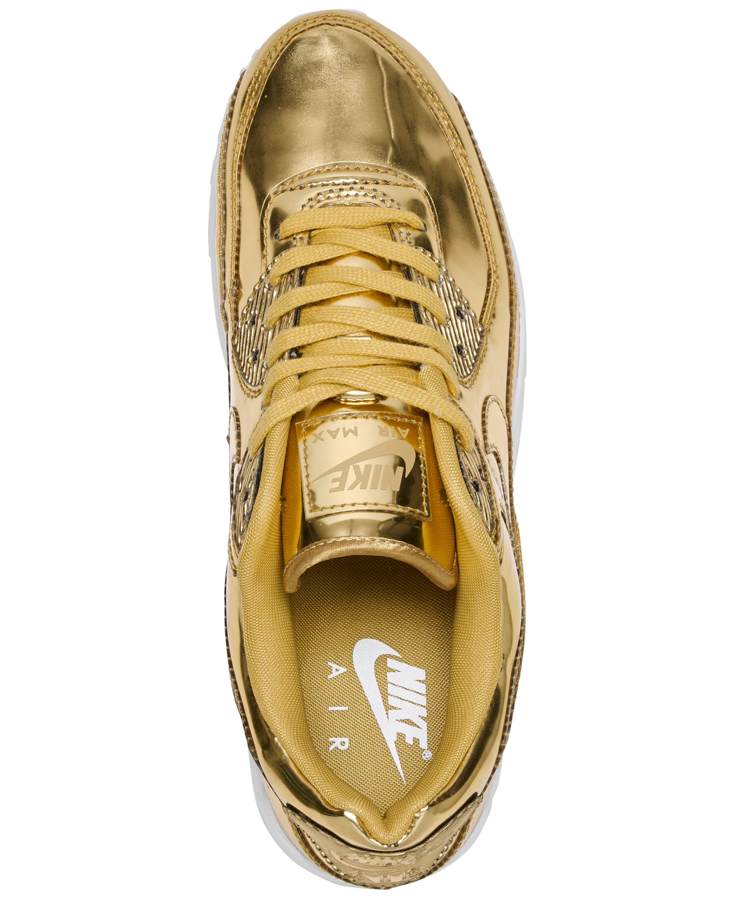 Nike Women's Air Max 90 SP Casual Sneakers from Finish Line - Metallic Gold