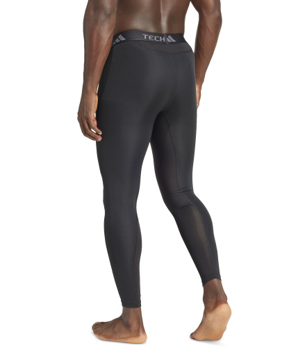 adidas Men's Tech-Fit Long Compression Tights Pants - Black