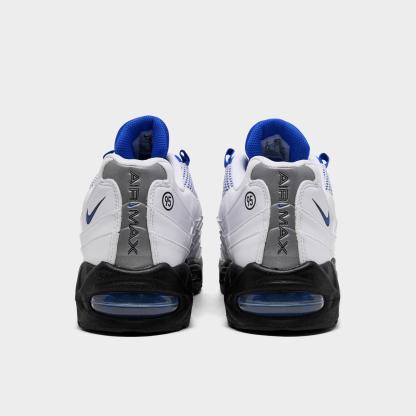 Men's Nithtke Air Max 95 Big Bubble Total 90 Casual Shoes - White/Racer Blue/Black - Back view