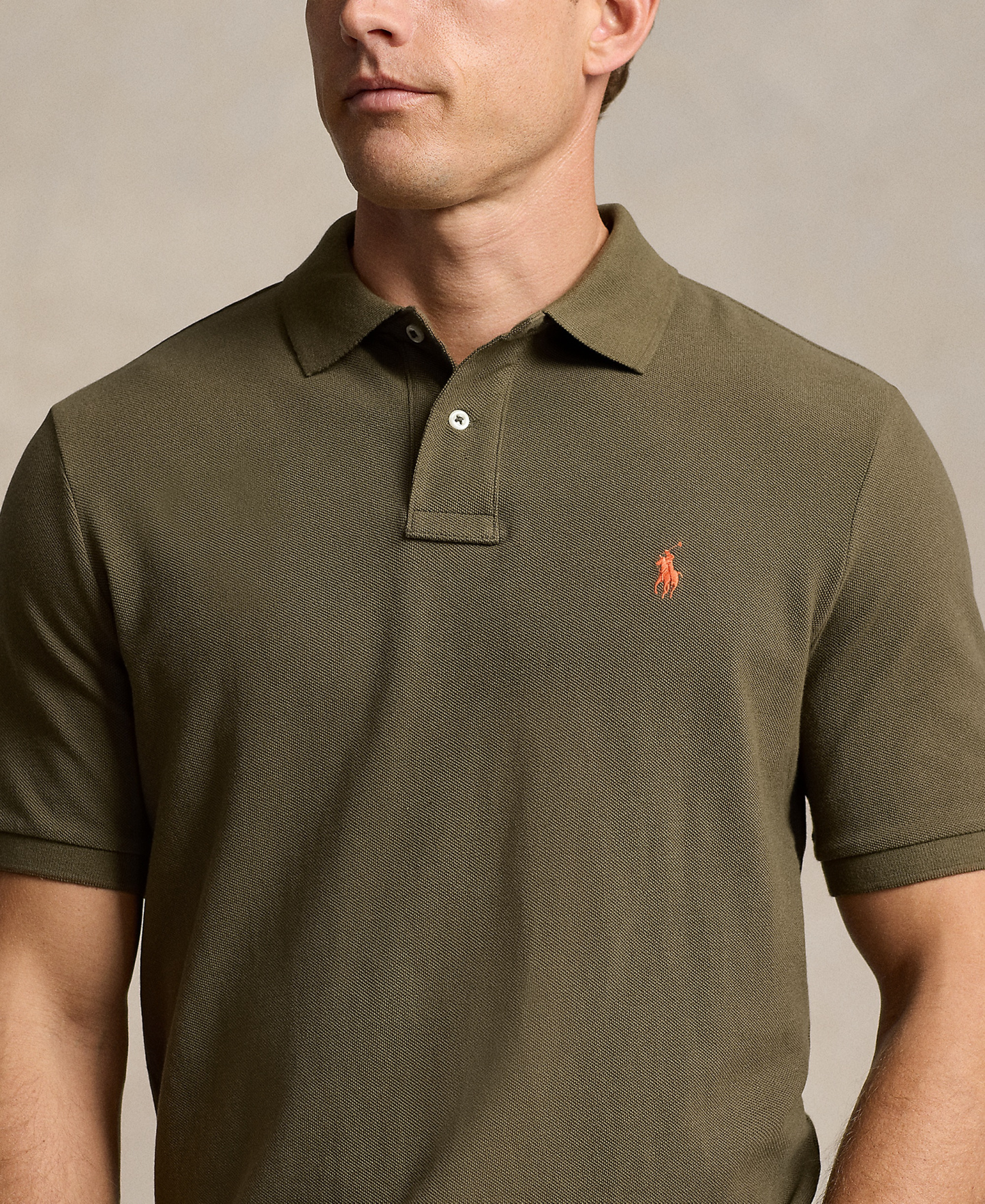 Polo Ralph Lauren Men's Classic-Fit Mesh Polo Shirt - Canopy Olive