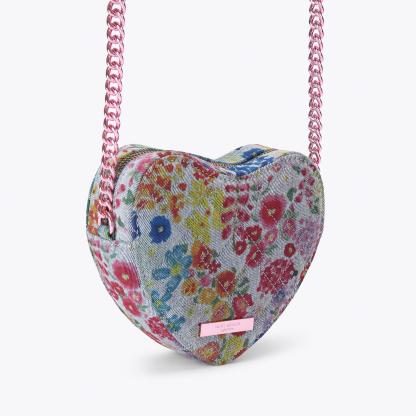 Kurt Geiger London Kensington Heart Cross Body Bag - Blue - view 4