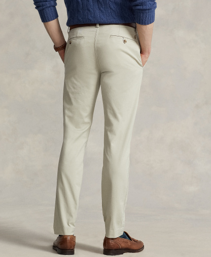 Polo Ralph Lauren Men's Slim-Fit Stretch Chino Pants - Classic Stone