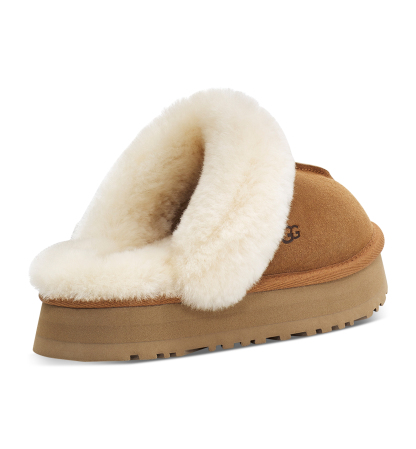 UGG® Women's Disquette Slip-On Clog Slippers - Chestnut