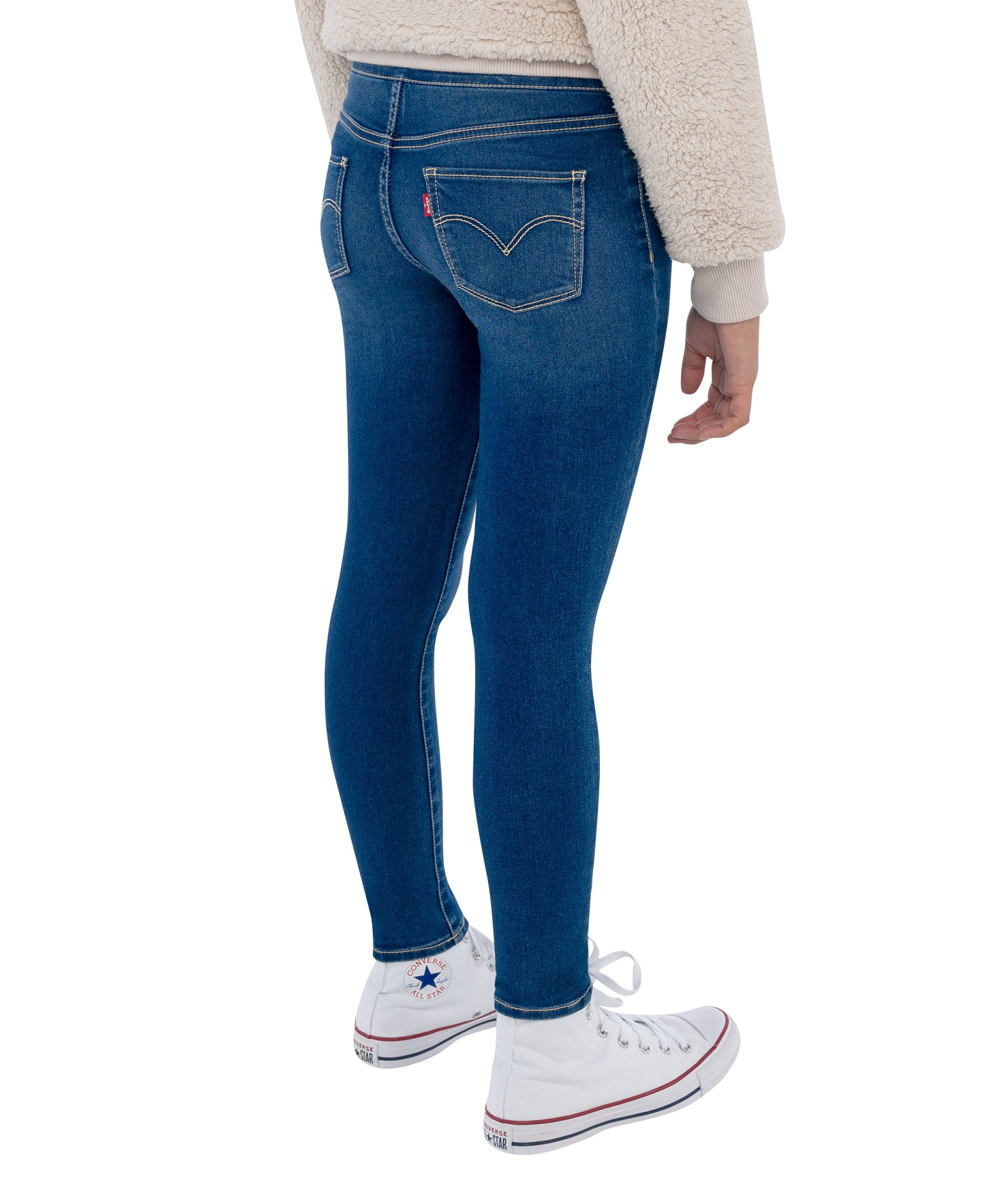 Levi's Girls' 7-16 Pull On Jegging - Medium Blue