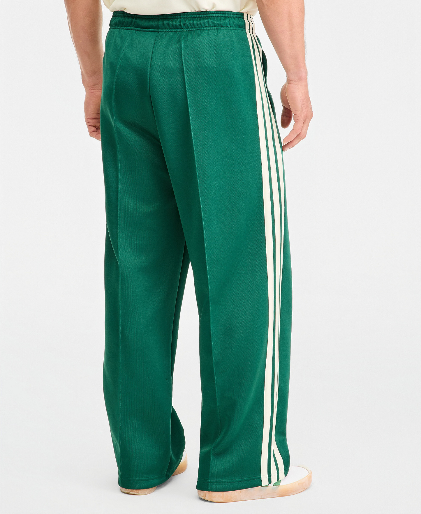 adidas Men's Stadium Loose Open Hem Drawcord Pants - Collegiate Green