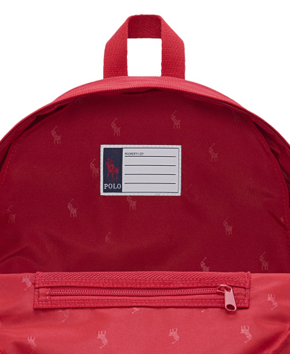 Polo Ralph Lauren Boys' and Girls' Embroidered Pony Color Backpack - Red