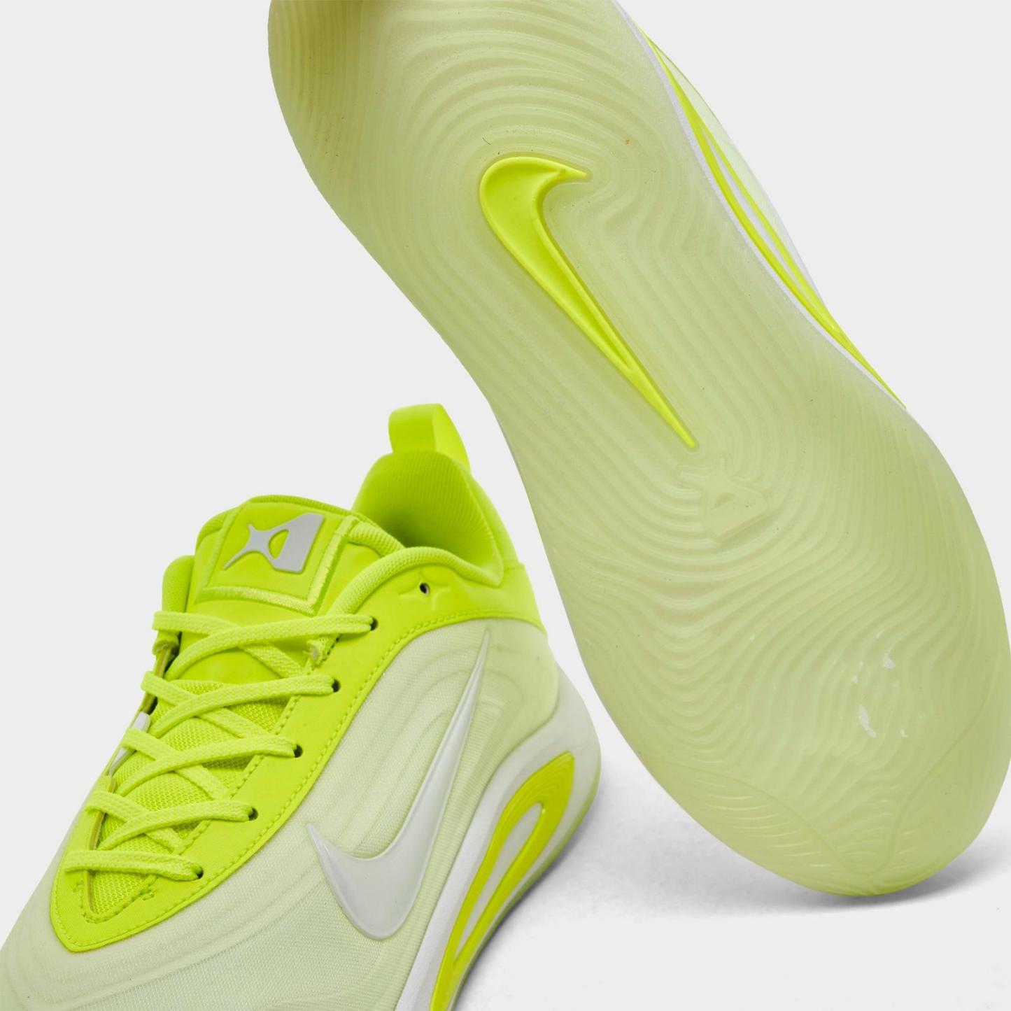 Big Kids' Nike A'One A'ja Wilson Basketball Shoes - Volt/White/Barely Volt