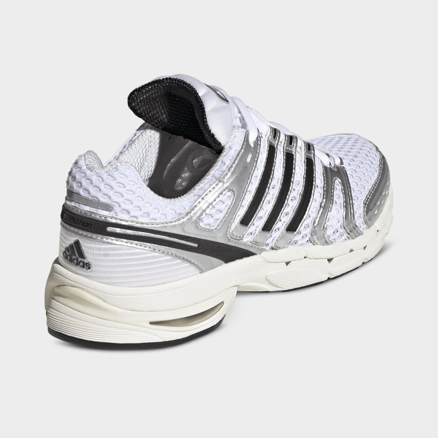 Women's adidas Adistar Control 5 Pony Print Casual Shoes - Part 2 - Cloud White/Core Black/Silver Metallic - Back view