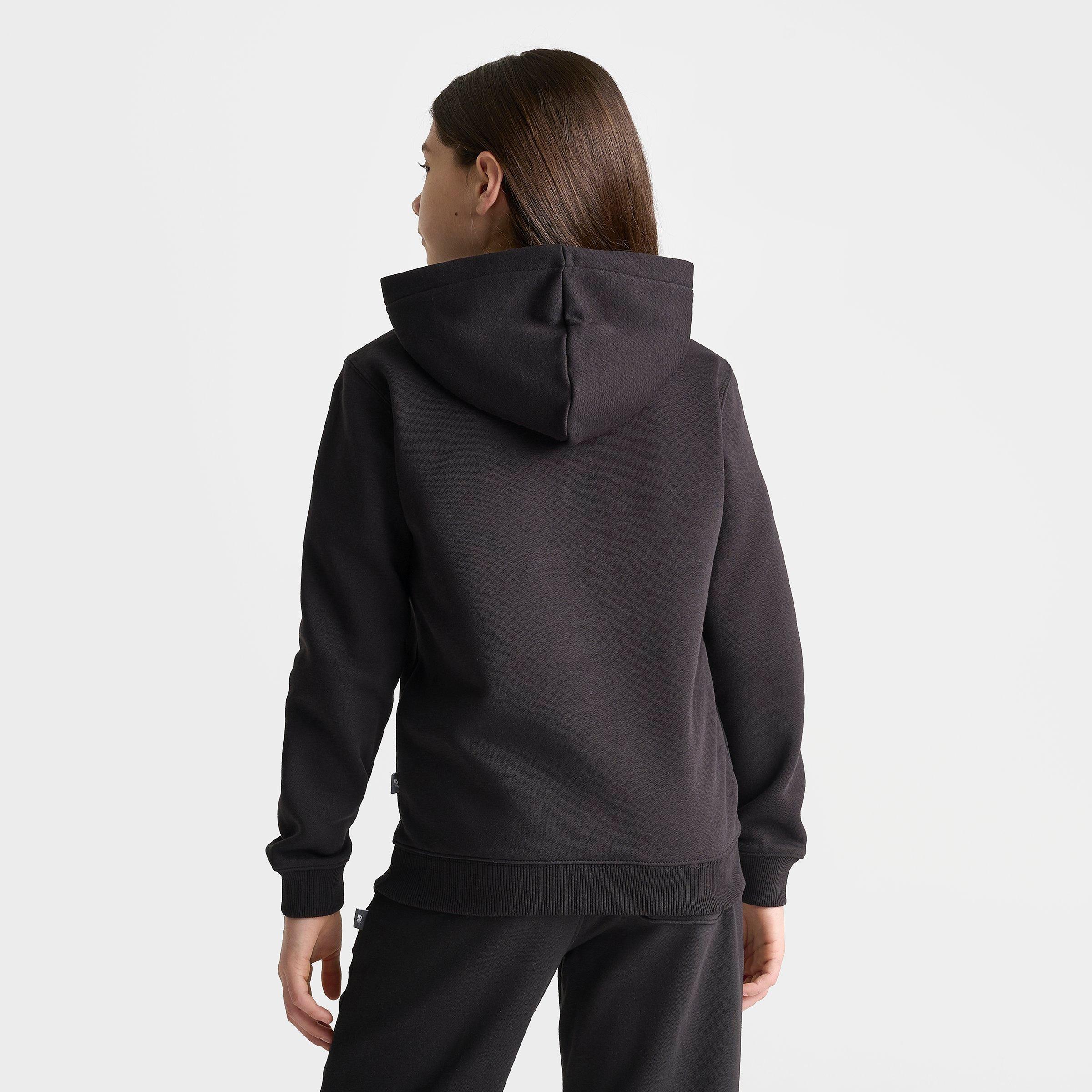 Girls' Big Kids' New Balance Chenille Arch Pullover Hoodie - Caviar - view 4
