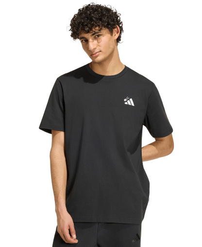 adidas Men's Sushi Logo Graphic Crewneck T-Shirt - Black