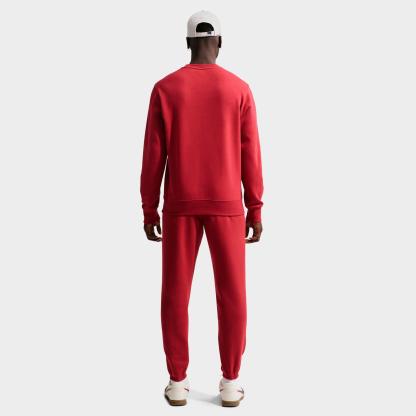 Men's Nithtke Club Fleece Premium Crewneck Sweatshirt - Team Crimson/White