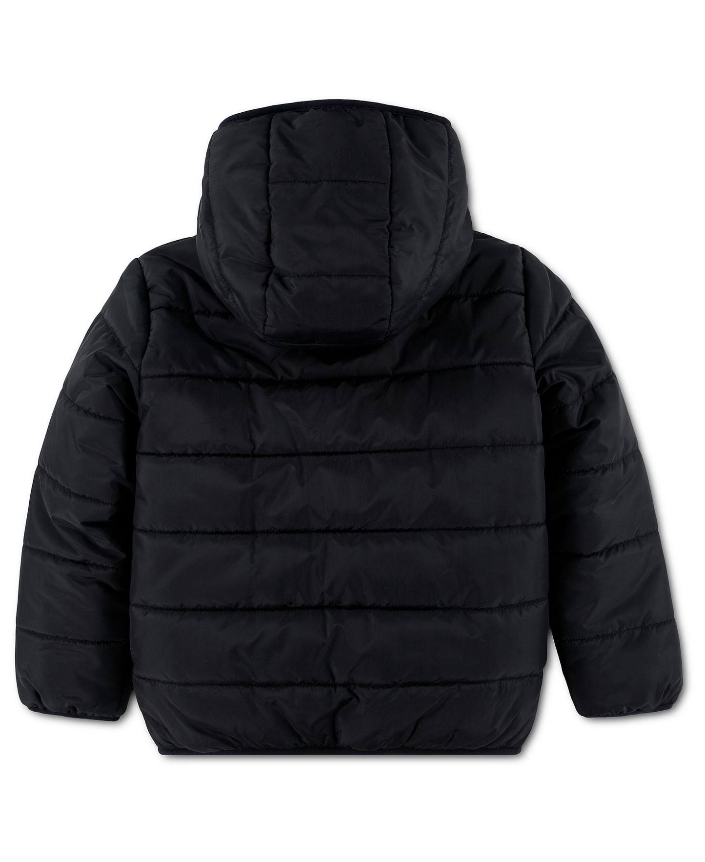 Nike Boys' 4-7 Reversible Faux-Sherpa Hooded Jacket - Black