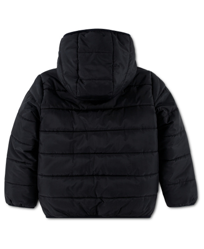 Nike Boys' 4-7 Reversible Faux-Sherpa Hooded Jacket - Black