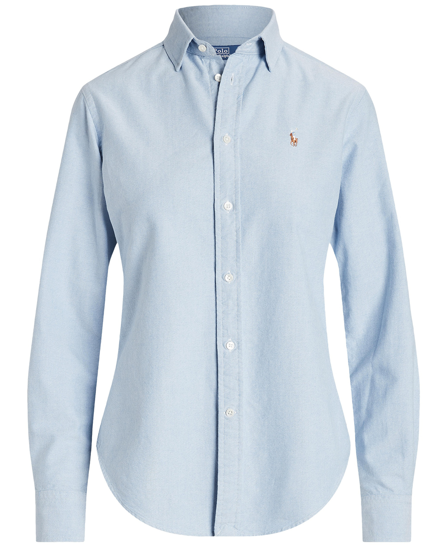 Polo Ralph Lauren Women's Slim-Fit Oxford Shirt - Blue