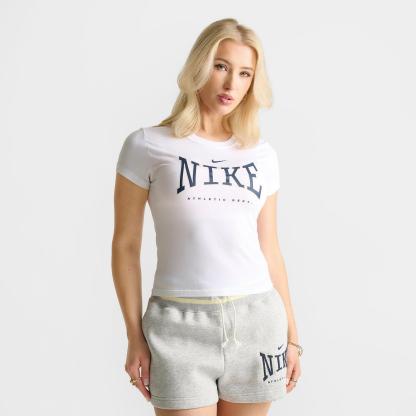 Women's Nike Sportswear Slim Mod Crop T-Shirt - White (IR8967-100)