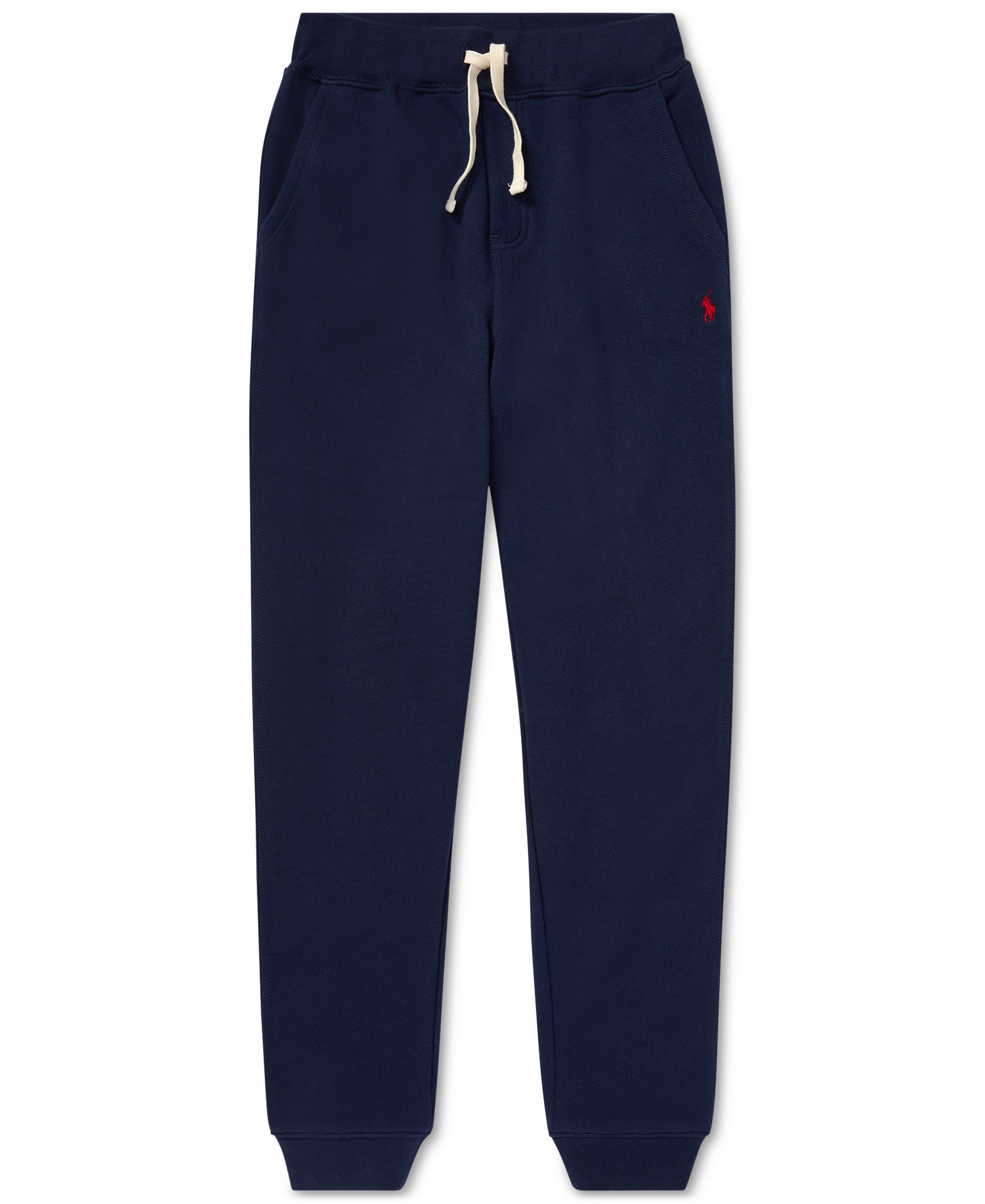 Polo Ralph Lauren Boys' 8-20 Cotton Fleece Drawstring Joggers - Cruise Navy