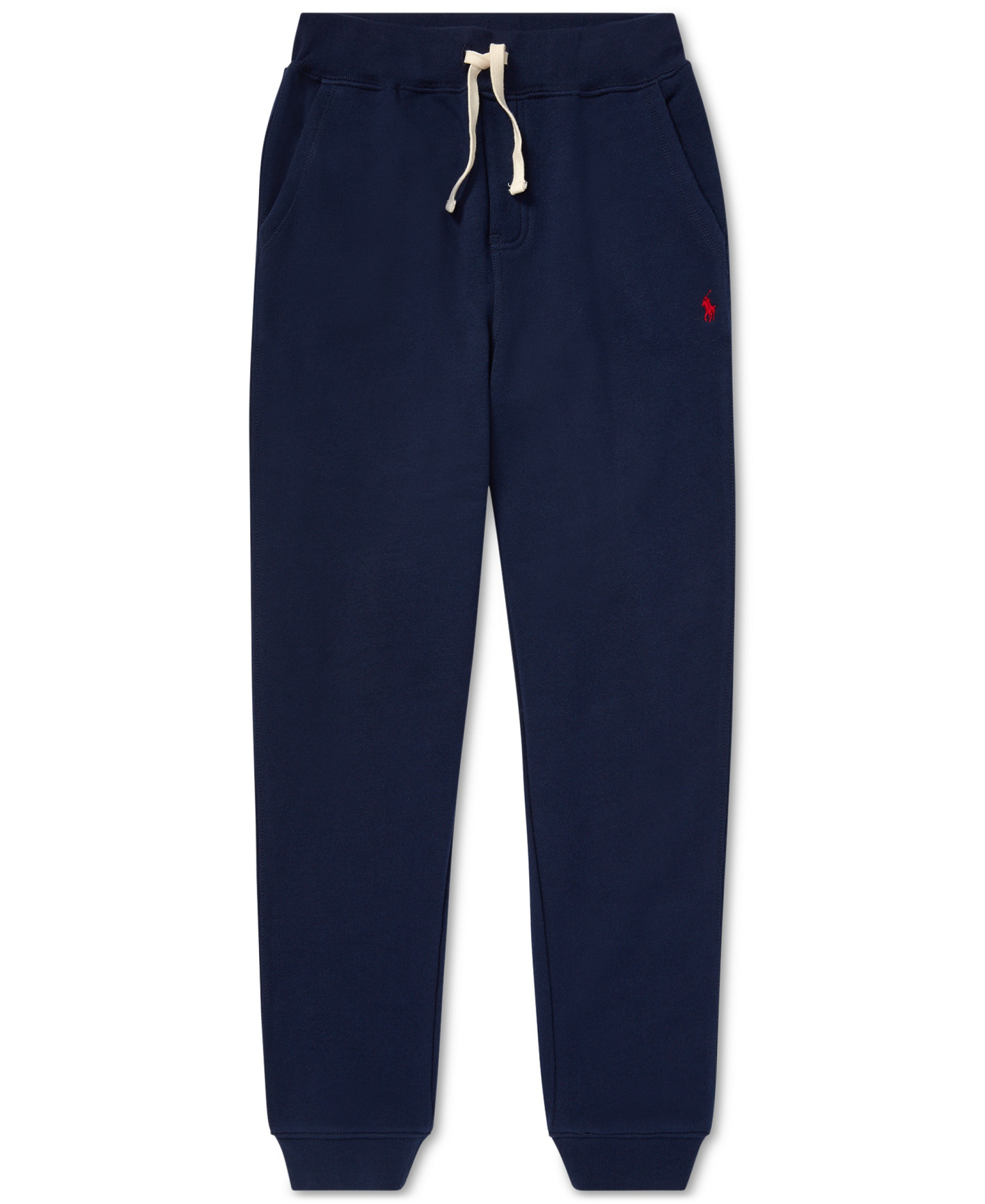 Polo Ralph Lauren Boys' 8-20 Cotton Fleece Drawstring Joggers - Cruise Navy