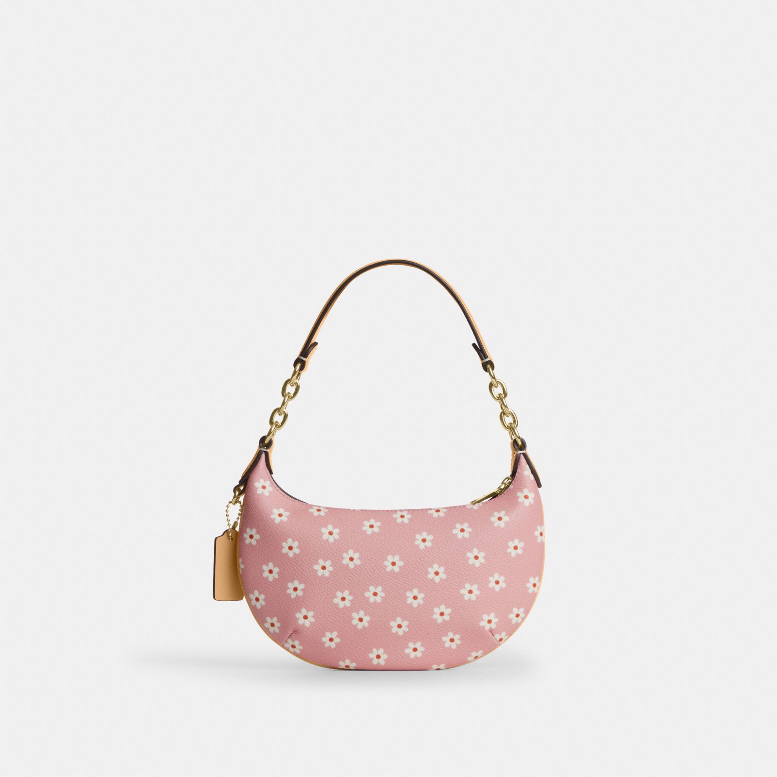 Mini Payton Bag With Floral Print - Gold/Pink Multi - view 6