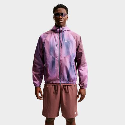 Men's Nike Windrunner Sunset Lined Jacket - Light Magenta/White