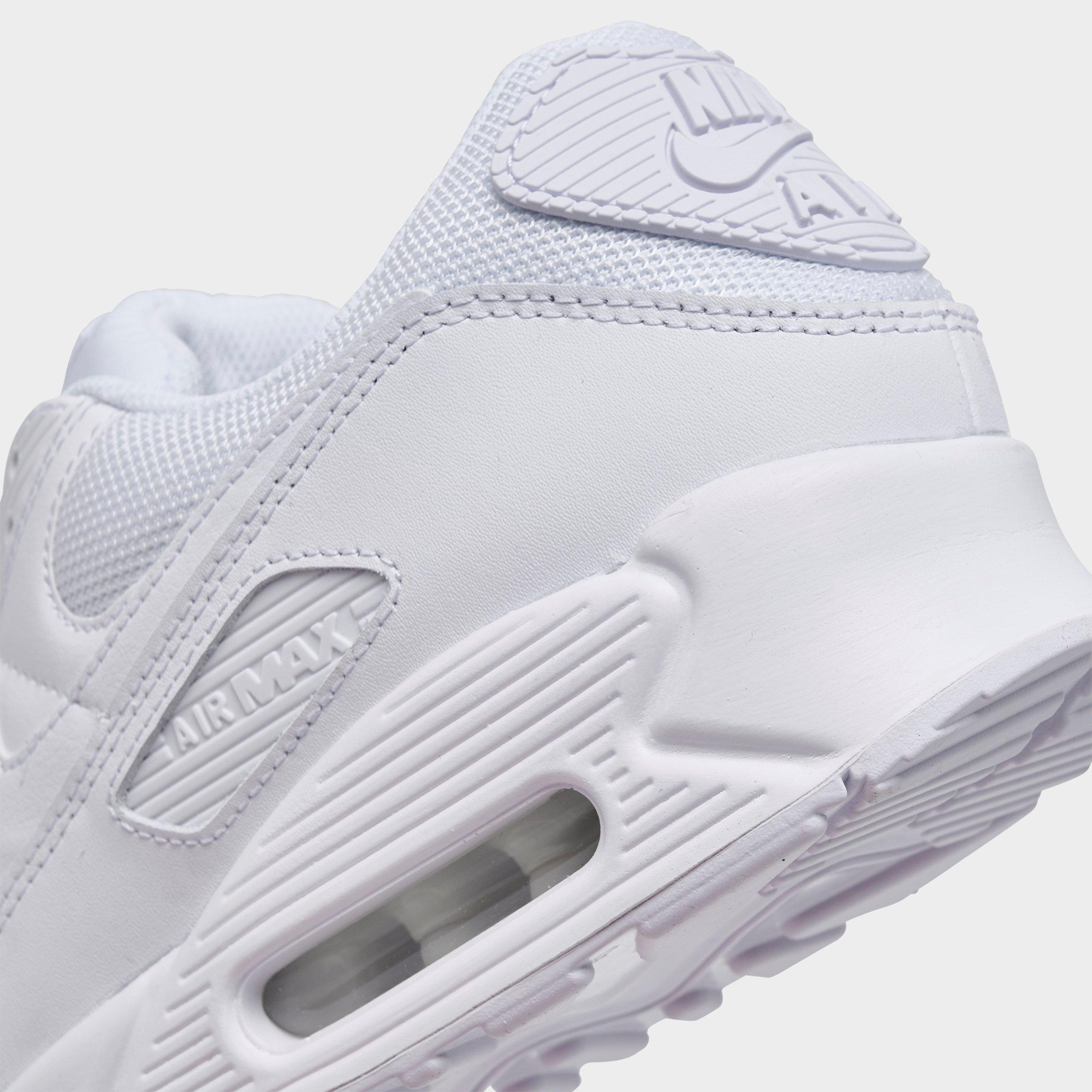 Men's Nithtke Air Max 90 Casual Shoes - Part 4 - White/White/Wolf Grey/White - Detail shot