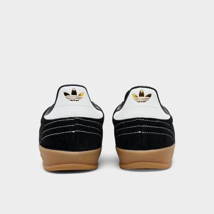 Men's adidas Originals Gazelle Indoor Casual Shoes - Core Black/Better Scarlet/Gum - view 4