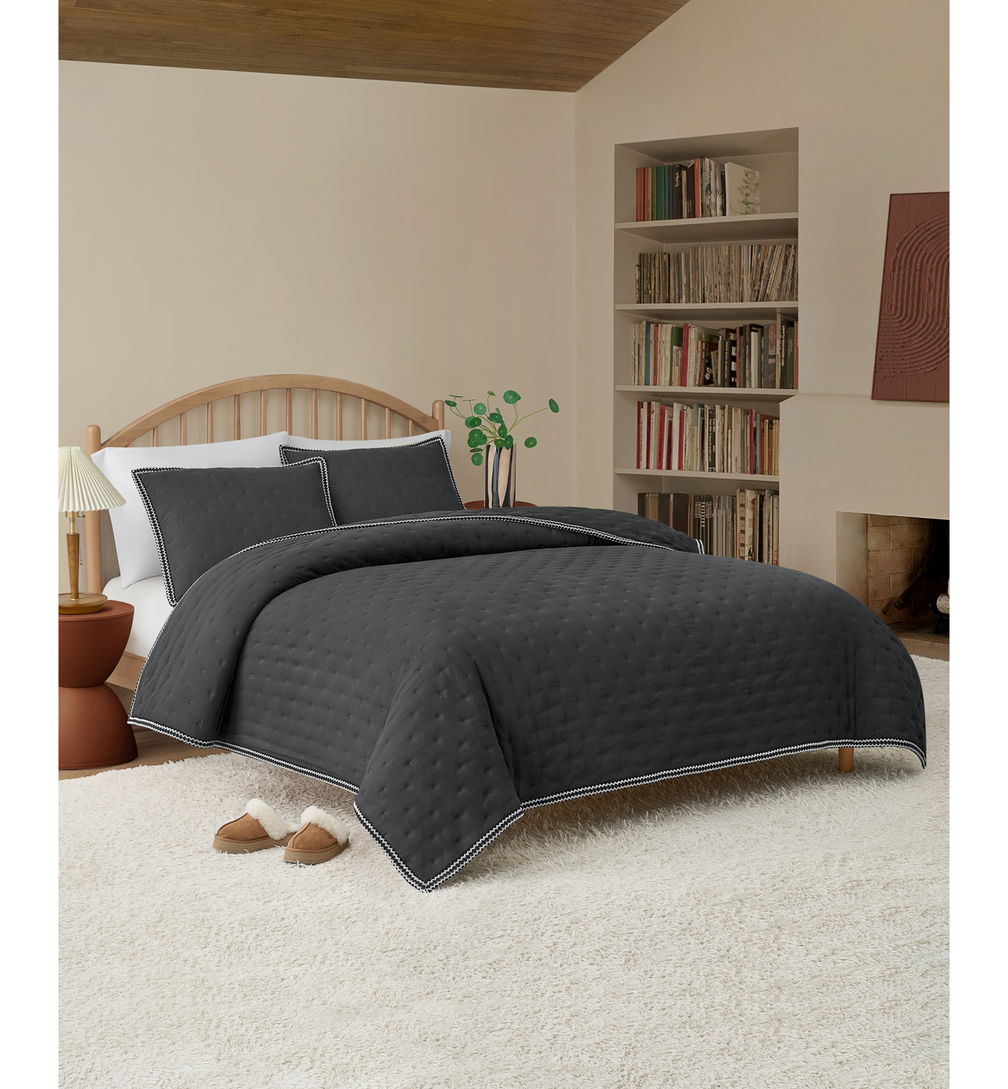 UGG® Devon UGG Braid Quilt Sets - Ink