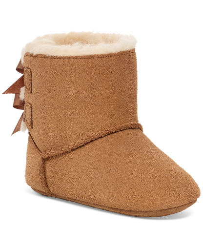 UGG® Baby Bailey Bow Booties - Chestnut