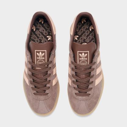 Women's adidas Originals München Casual Shoes - Earth Strata/Halo Blush/Gum - view 5