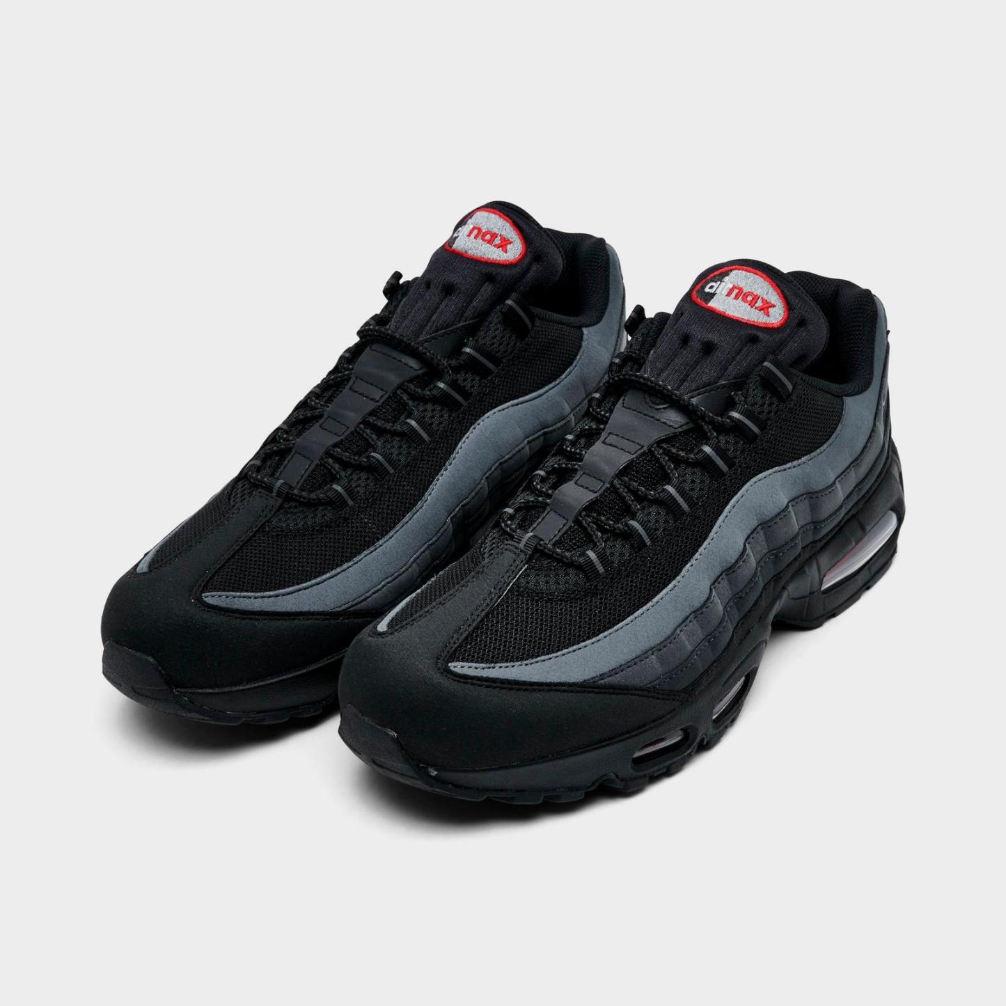 Men's Nike Air Max 95 Big Bubble Casual Shoes - Black/Anthracite/Dark Smoke Grey/Black