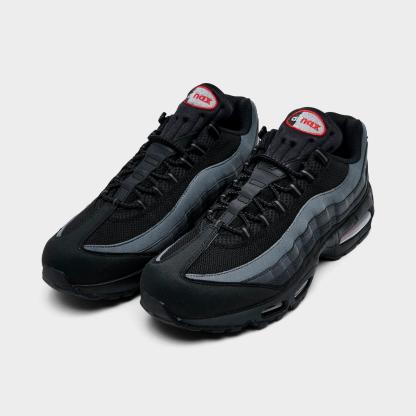 Men's Nike Air Max 95 Big Bubble Casual Shoes - Black/Anthracite/Dark Smoke Grey/Black