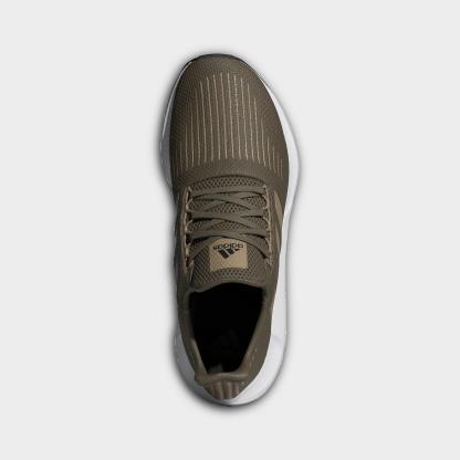 Men's adidas Originals Swift Run 1.0 Casual Shoes - Olive Strata/Blanch Cargo/White - view 5