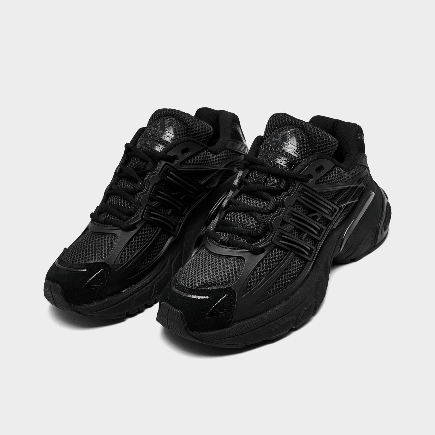 Big Kids' adidas Adistar XLG 2.0 Casual Shoes - Core Black/Core Black - Both shoes facing left