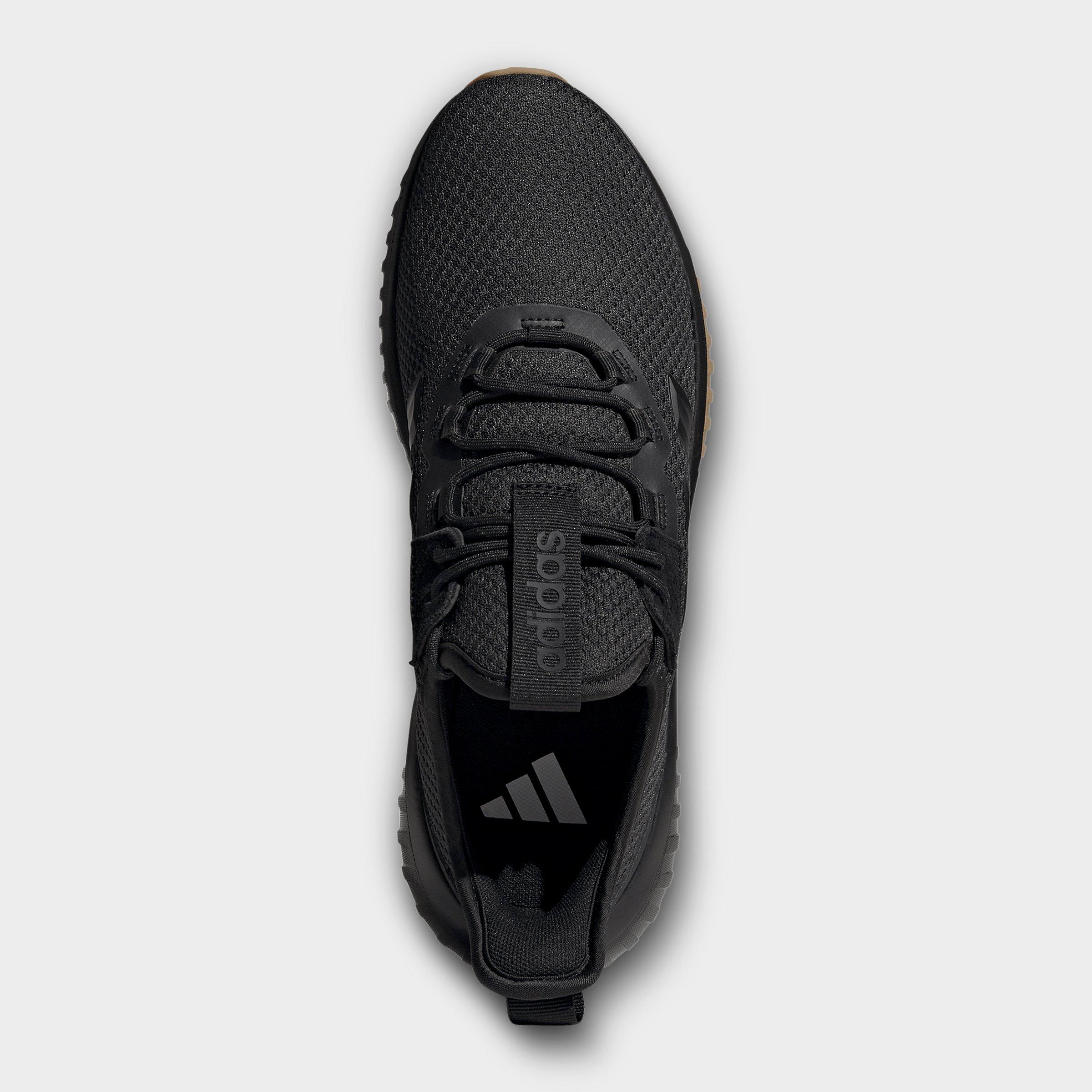 Men's adidas Kaptir 4.0 Casual Shoes - Core Black/Core Black/Gum - Top view
