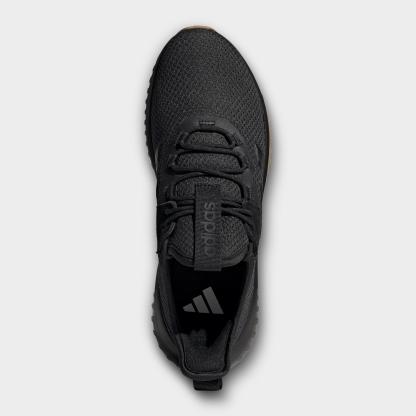 Men's adidas Kaptir 4.0 Casual Shoes - Core Black/Core Black/Gum - Top view