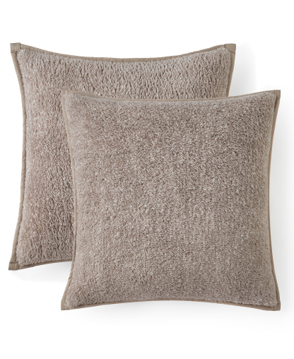 UGG® Classic UGGfluff 2-Pack Decorative Pillows, 20" x 20" - Fawn