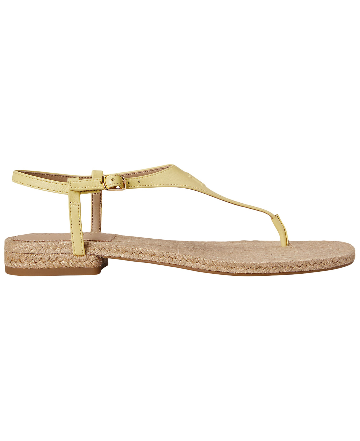Lauren Ralph Lauren Women's Everley Flat Sandals - Lemon Sorbet