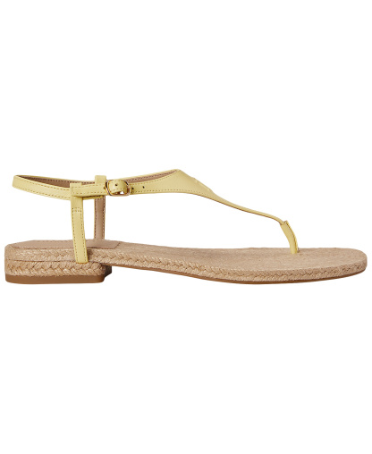 Lauren Ralph Lauren Women's Everley Flat Sandals - Lemon Sorbet