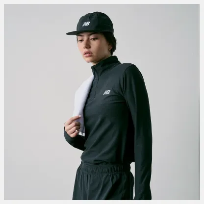 New Balance '47 5 Panel Run Hat, LAH00353BK