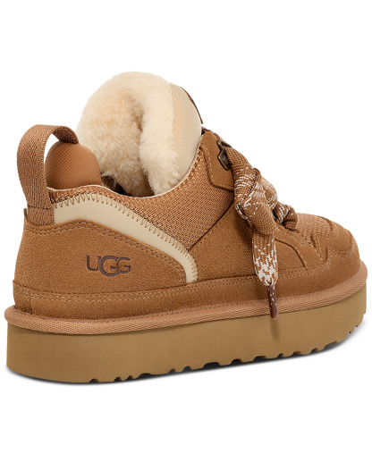 UGG® Women's Lowmel Lace-Up Sneaker Booties - Chestnut