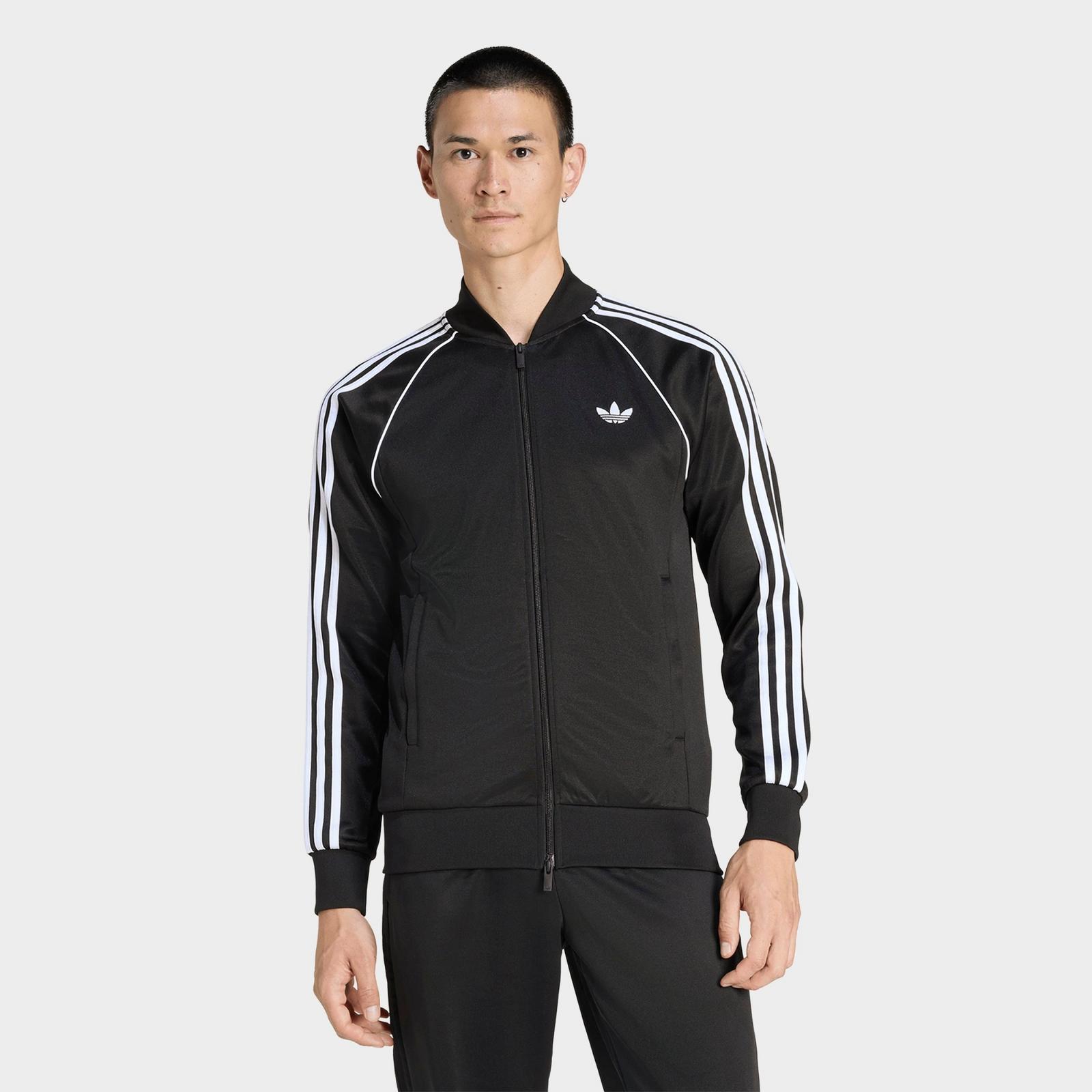 Men's adidas Originals SST Track Top - Black - view 1