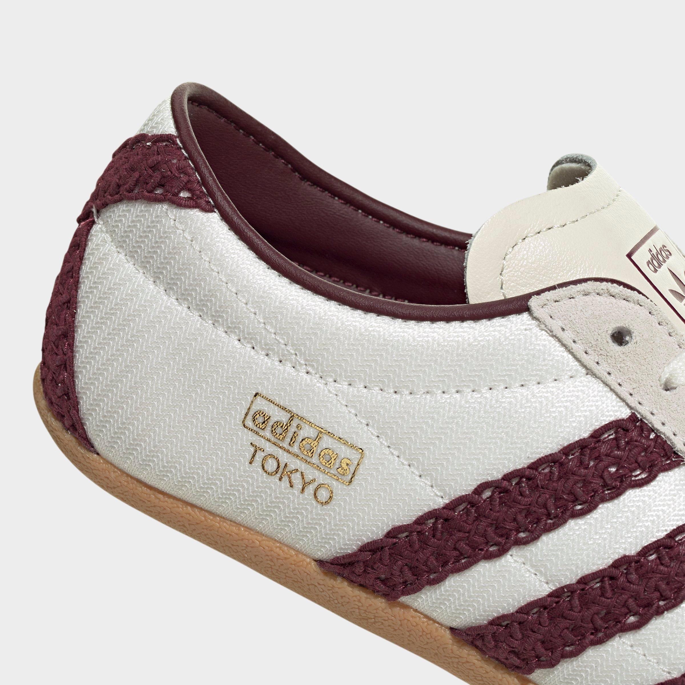 Women's adidas Originals Tokyo Casual Shoes - Part 2 - Off White/Maroon/Gum - Detail shot