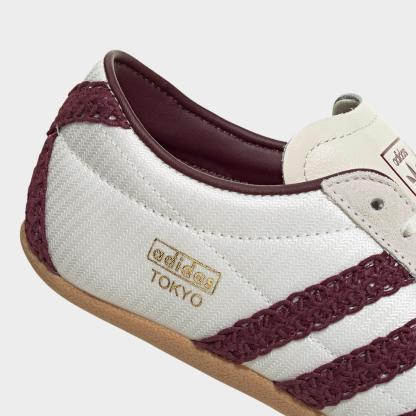 Women's adidas Originals Tokyo Casual Shoes - Part 2 - Off White/Maroon/Gum - Detail shot