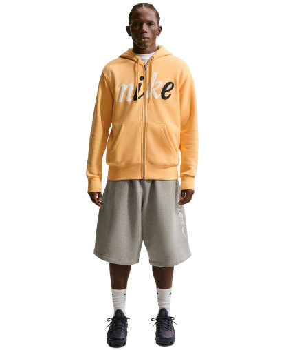 Nike Men's Fleece Full-Zip Sweatshirt - Topaz Gold/ Sail