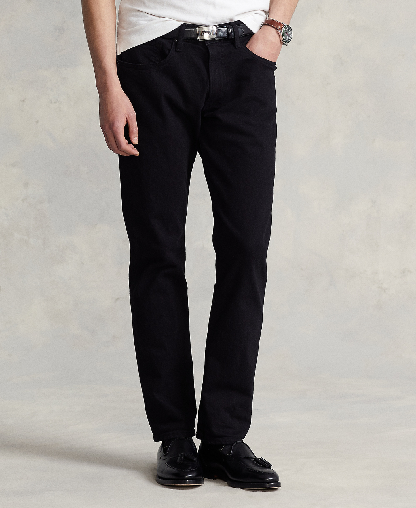 Polo Ralph Lauren Men's Hampton Relaxed Straight Jeans - Hudson Black