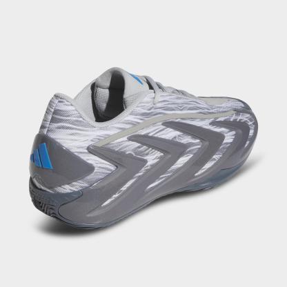 Men's adidas Anthony Edwards 3 Basketball Shoes - Stone/Onix/Night Grey - Back view