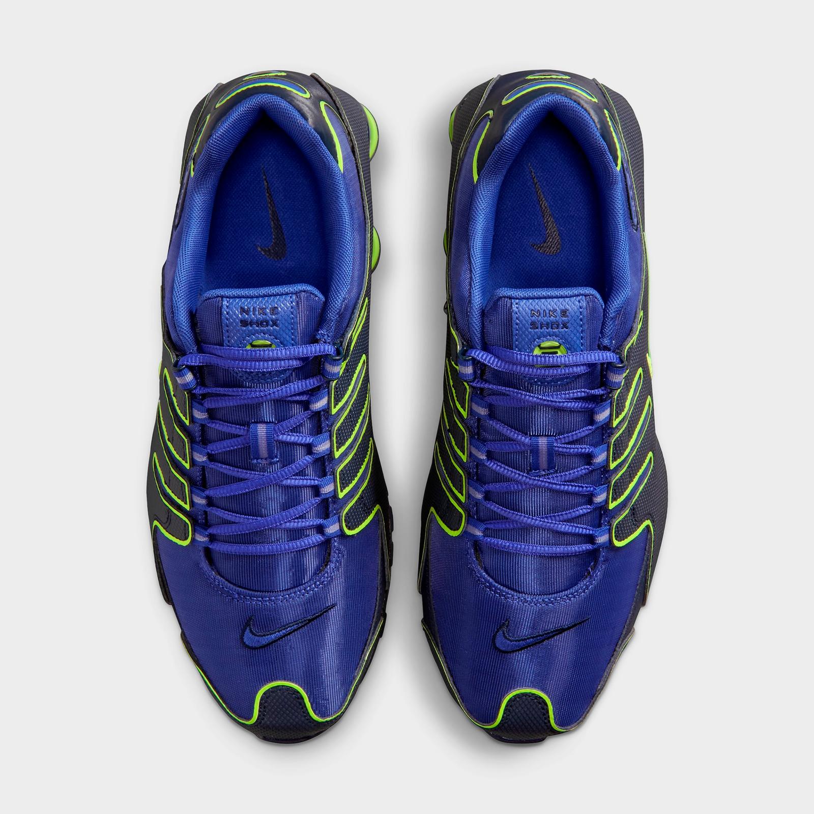 Men's Nike Shox NZ Casual Shoes - Lapis/Blue Void/Volt/Lapis
