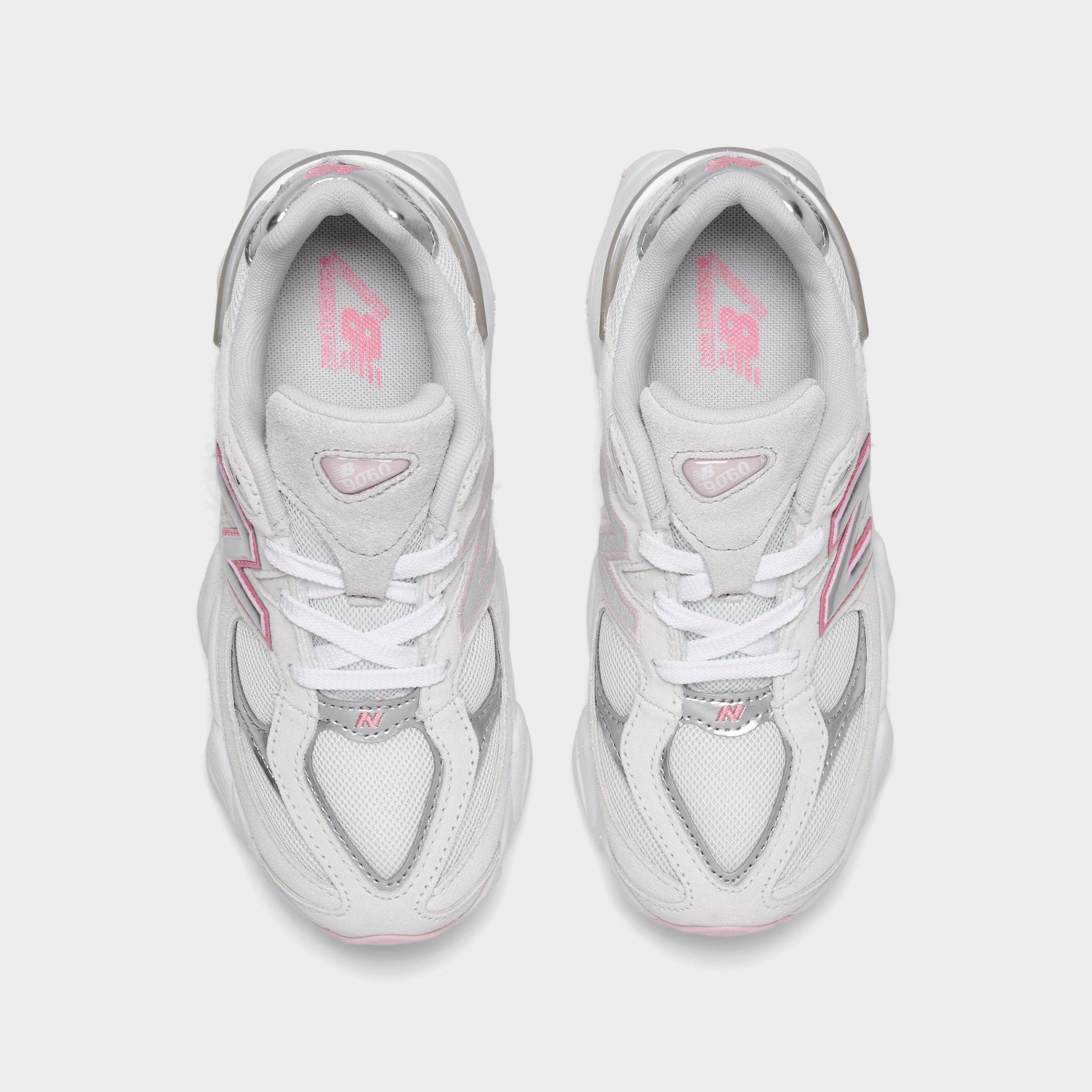Girls' Little Kids' New Balance 9060 Casual Shoes - Pink/Grey - view 5