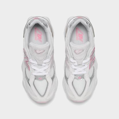 Girls' Little Kids' New Balance 9060 Casual Shoes - Pink/Grey - view 5
